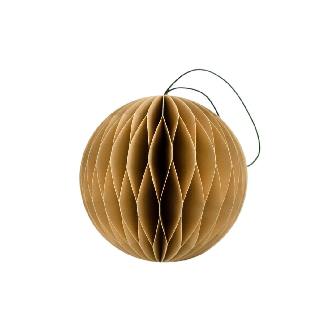 Flaxseed Paper Sphere  Ornament