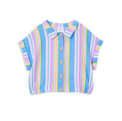 Milky Clothing Crinkle Stripe Shirt