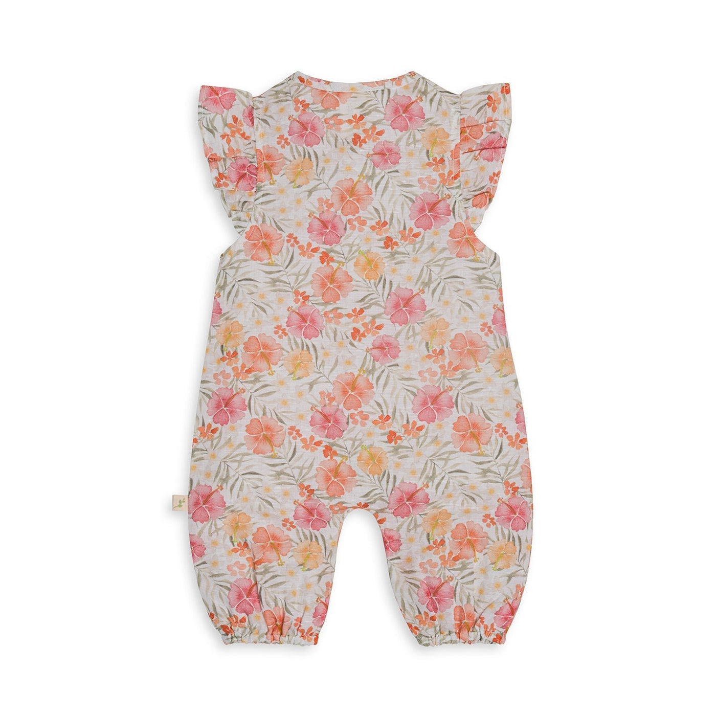 Tiny Twig Playsuit Cap Sleeve Hibiscus