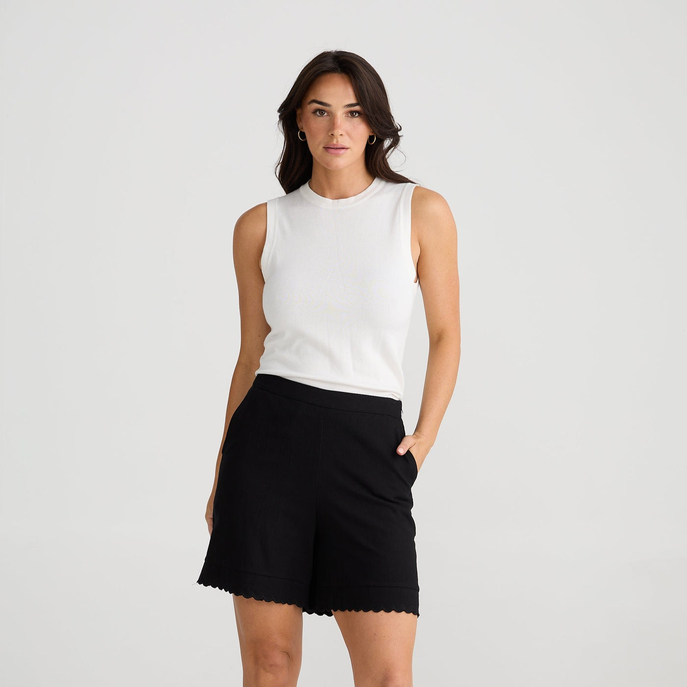 Brave and True Sophia Black Short