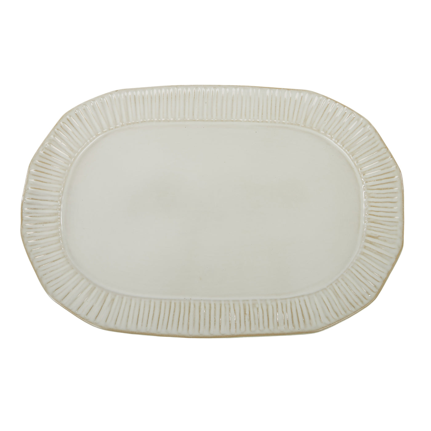 Bistrot Ceramic Platter White