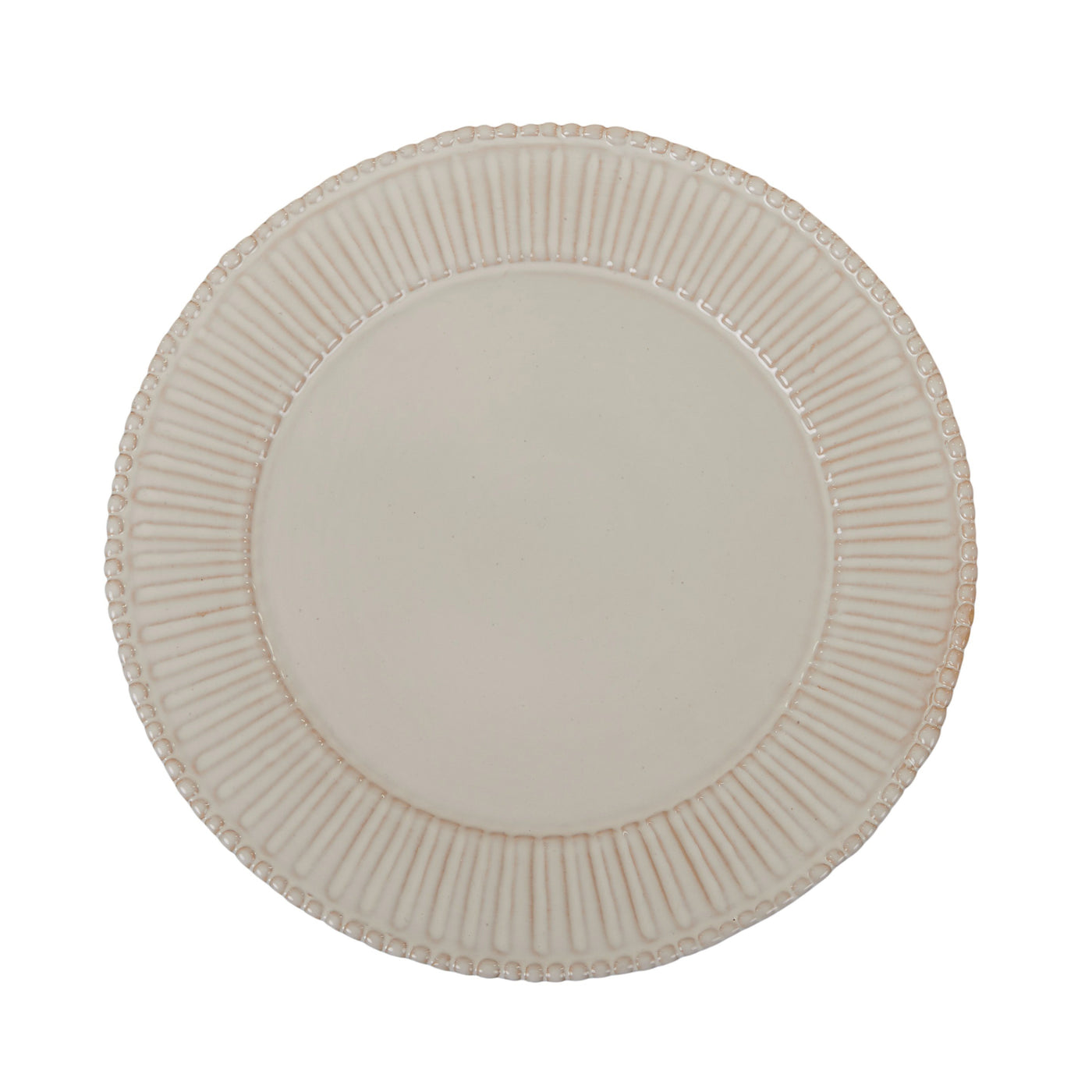 Bistrot Round Ceramic Platter White