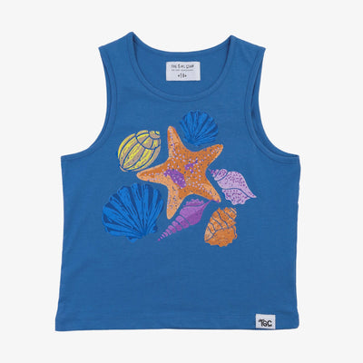 The Girl Club Blue Shell Tank Top