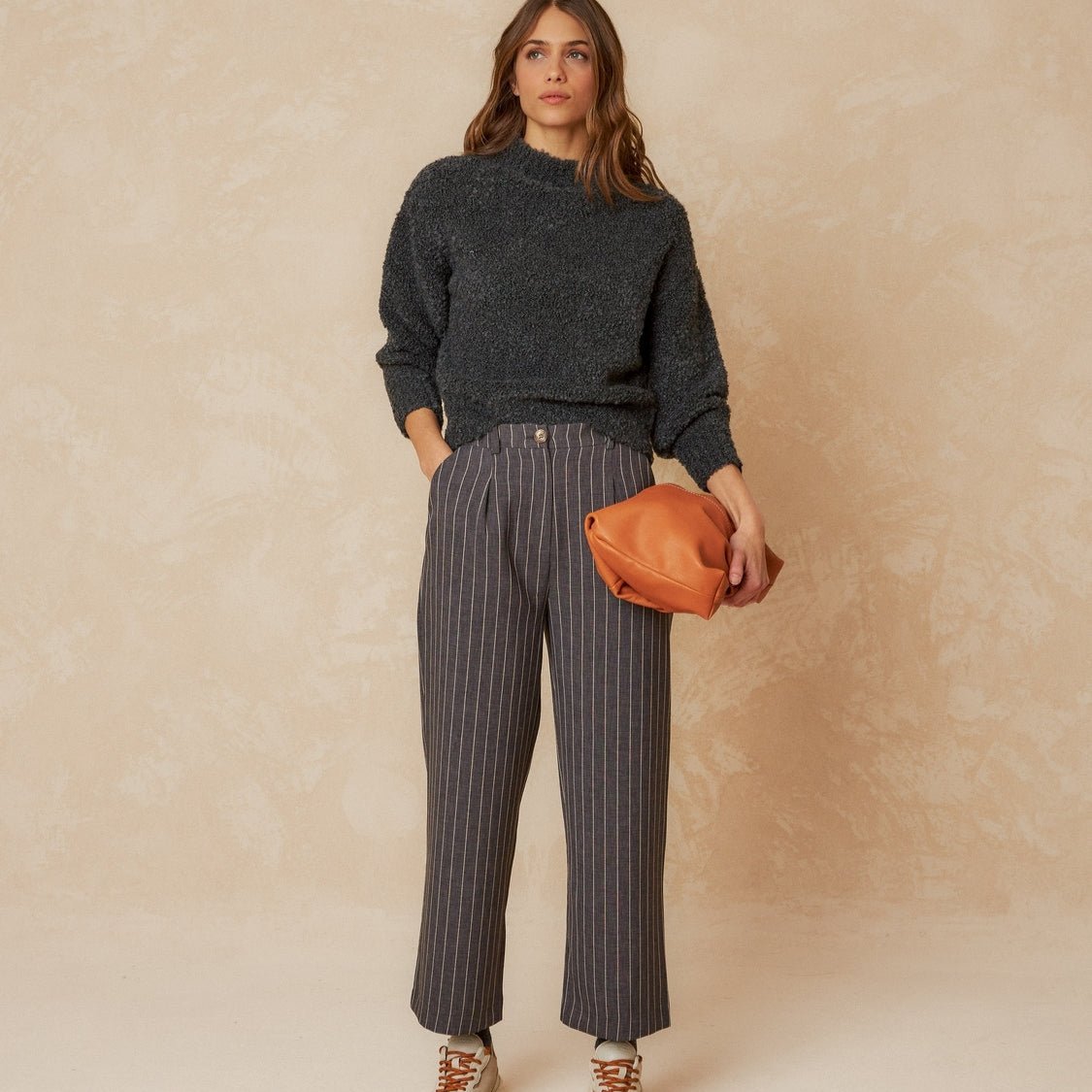 Indi and Cold Pinstripe Tailored Jared Pants