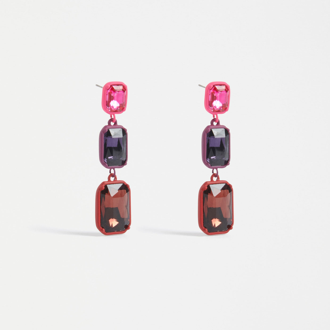 Elk The Label Jule Long Drop Earring Red