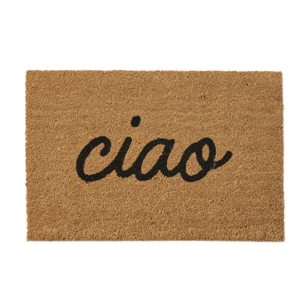 Ciao Door Mat Natural/Black