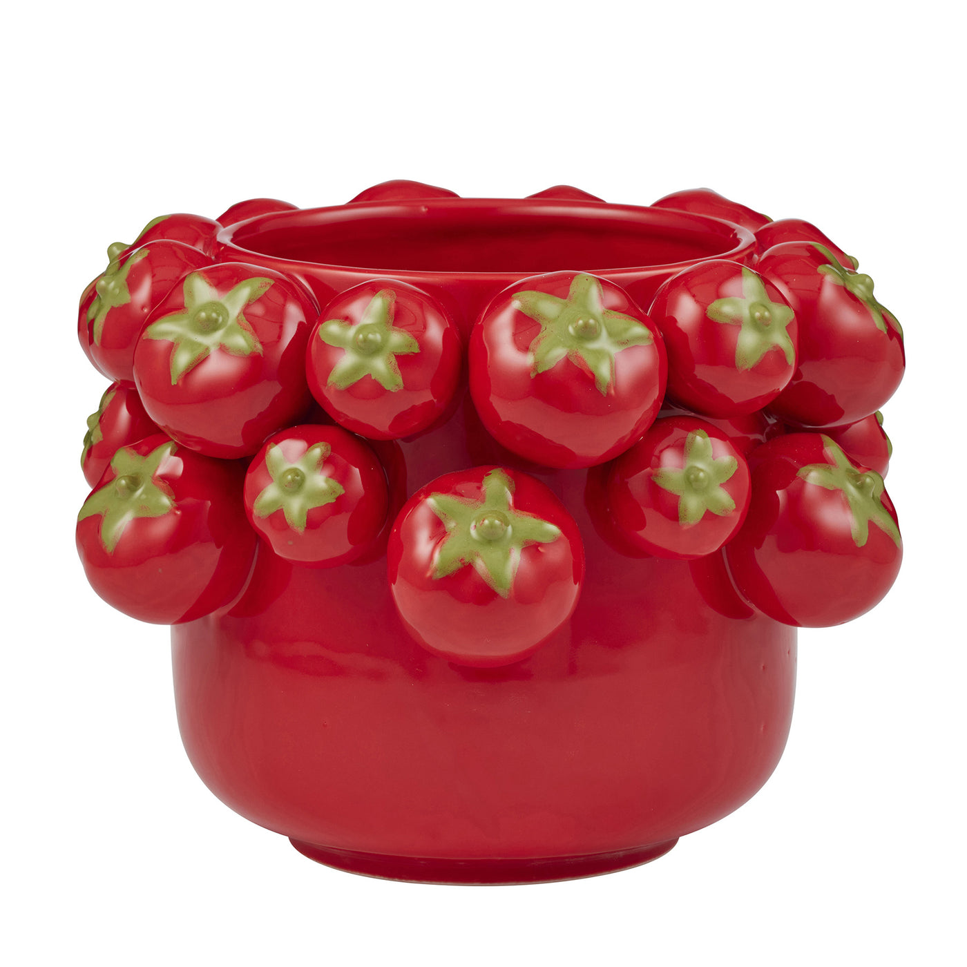 Pomodoro Ceramic Pot Red