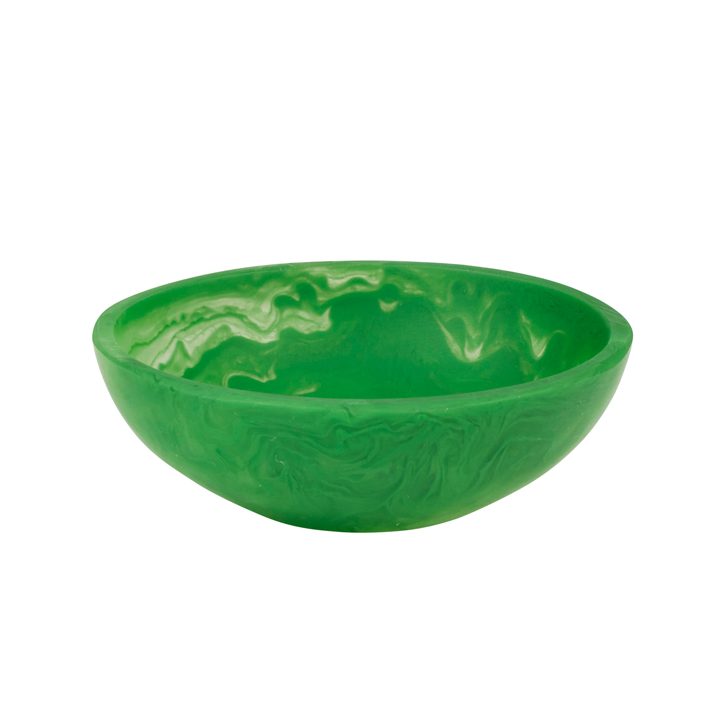 Kip Resin Small Bowl In Emerald