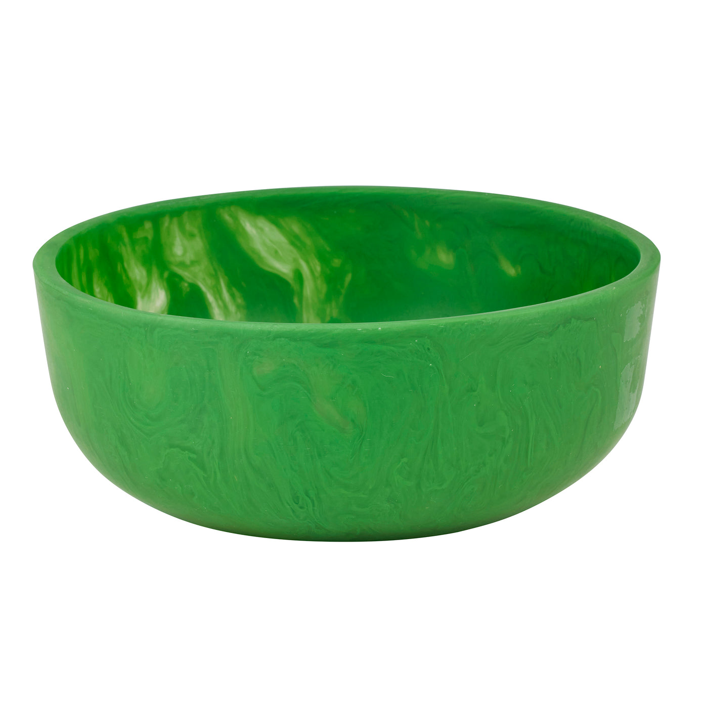 Kip Resin Salad Bowl in Emerald