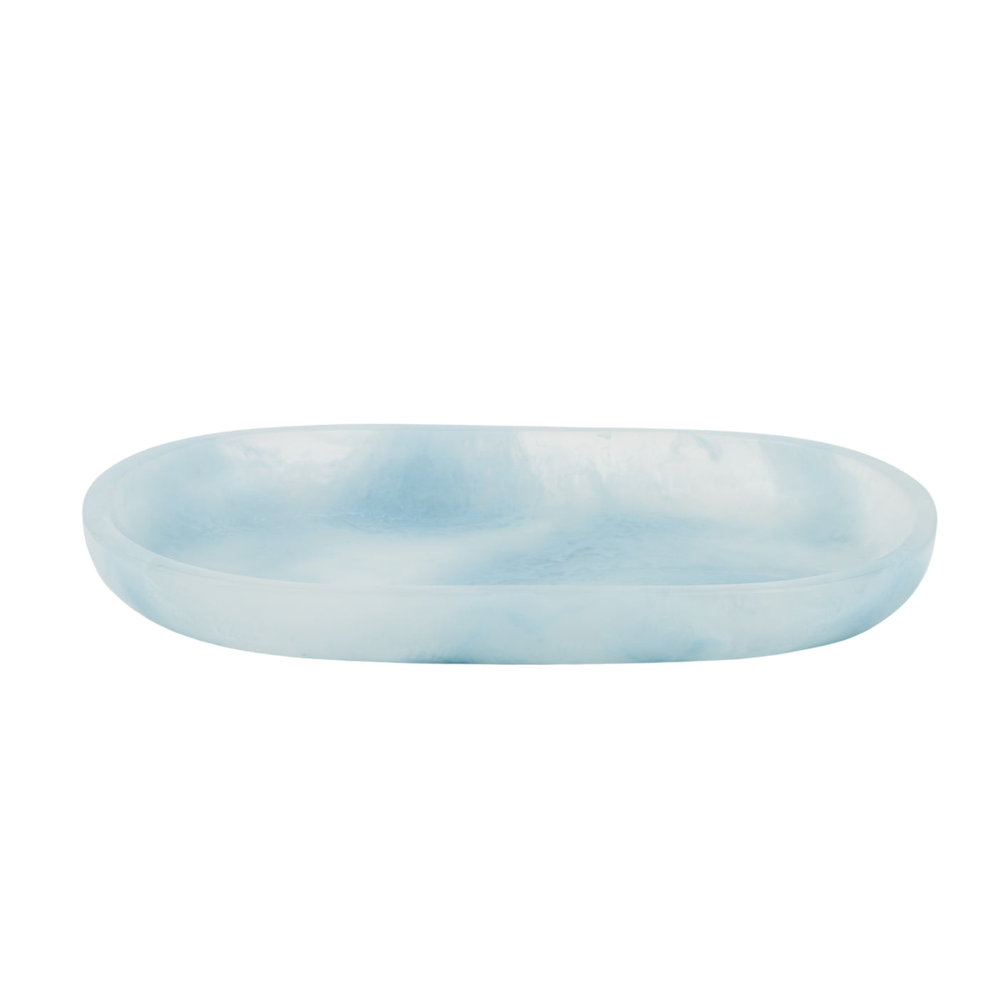 Kip Resin Oval Tray Sky