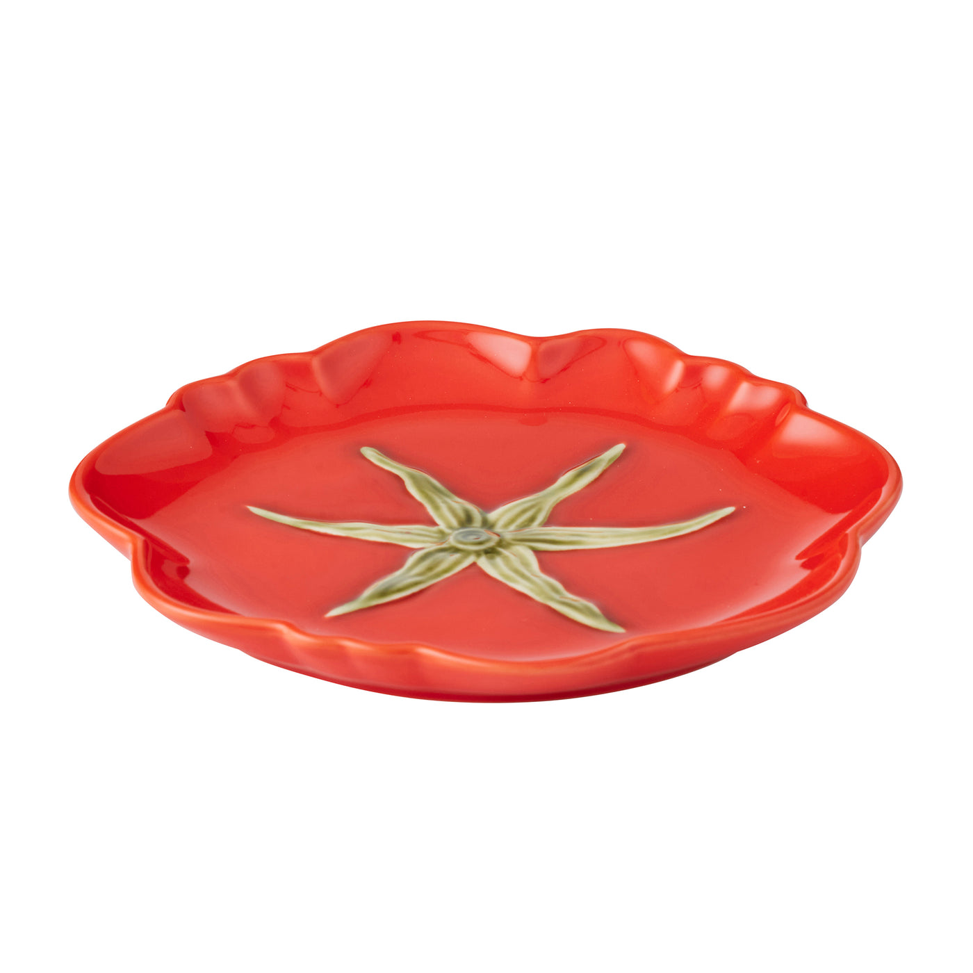 Pomodoro Ceramic Plate Red