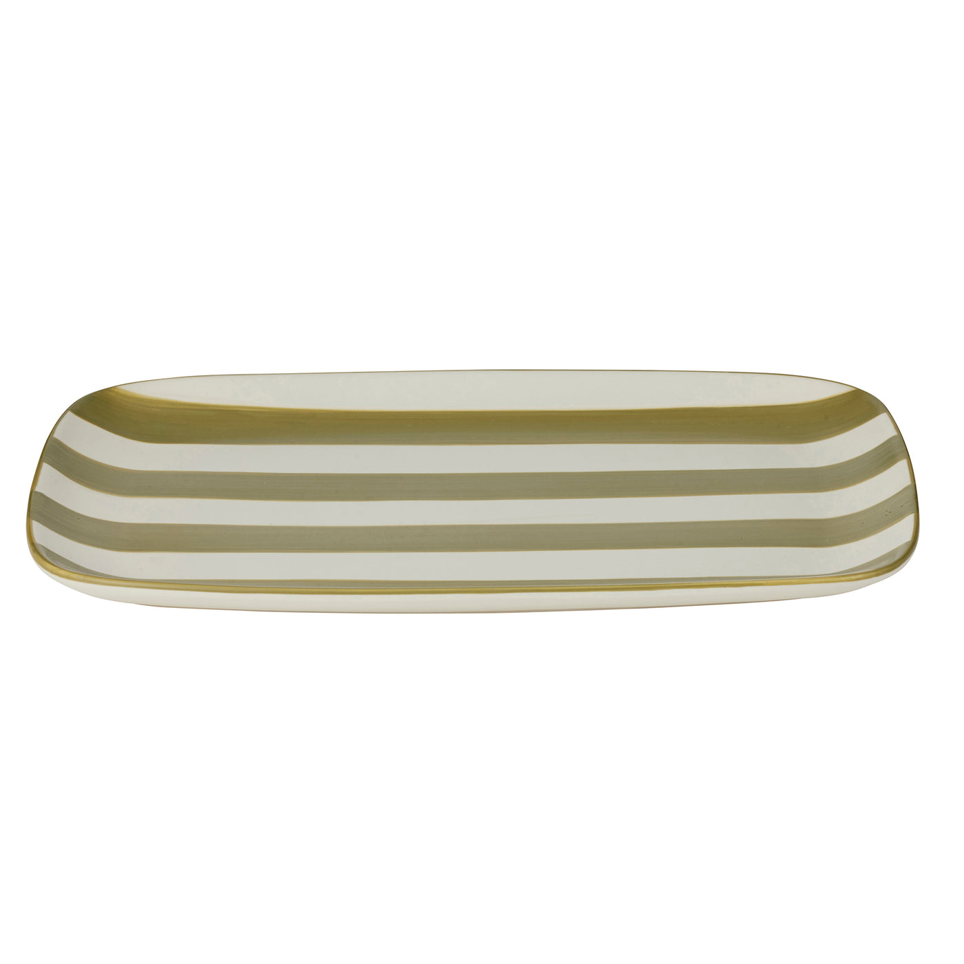 Calypso Ceramic Platter Olive