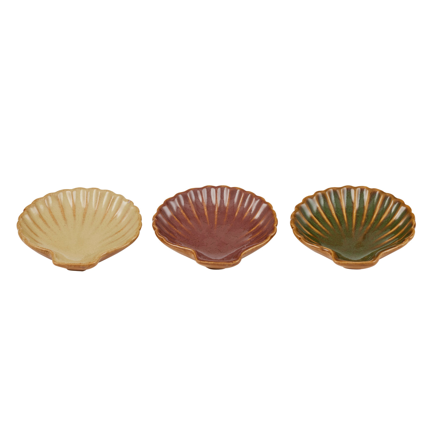 Mollusco Ceramic Dish - 3 Assorted Colours