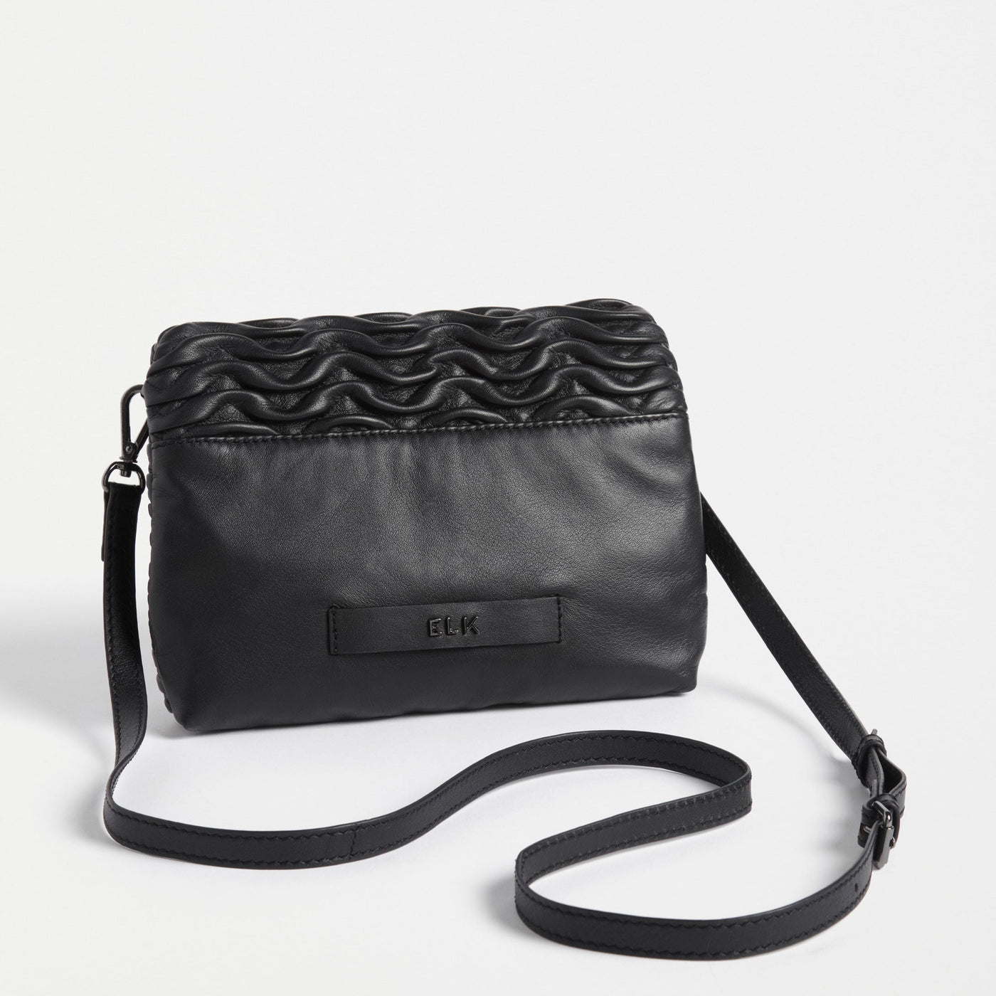 Elk The Label Plissi Crossbody Bag Black