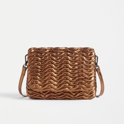 Elk The Label Plissi Crossbody Bag Bronze