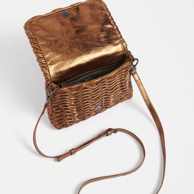 Elk The Label Plissi Crossbody Bag Bronze