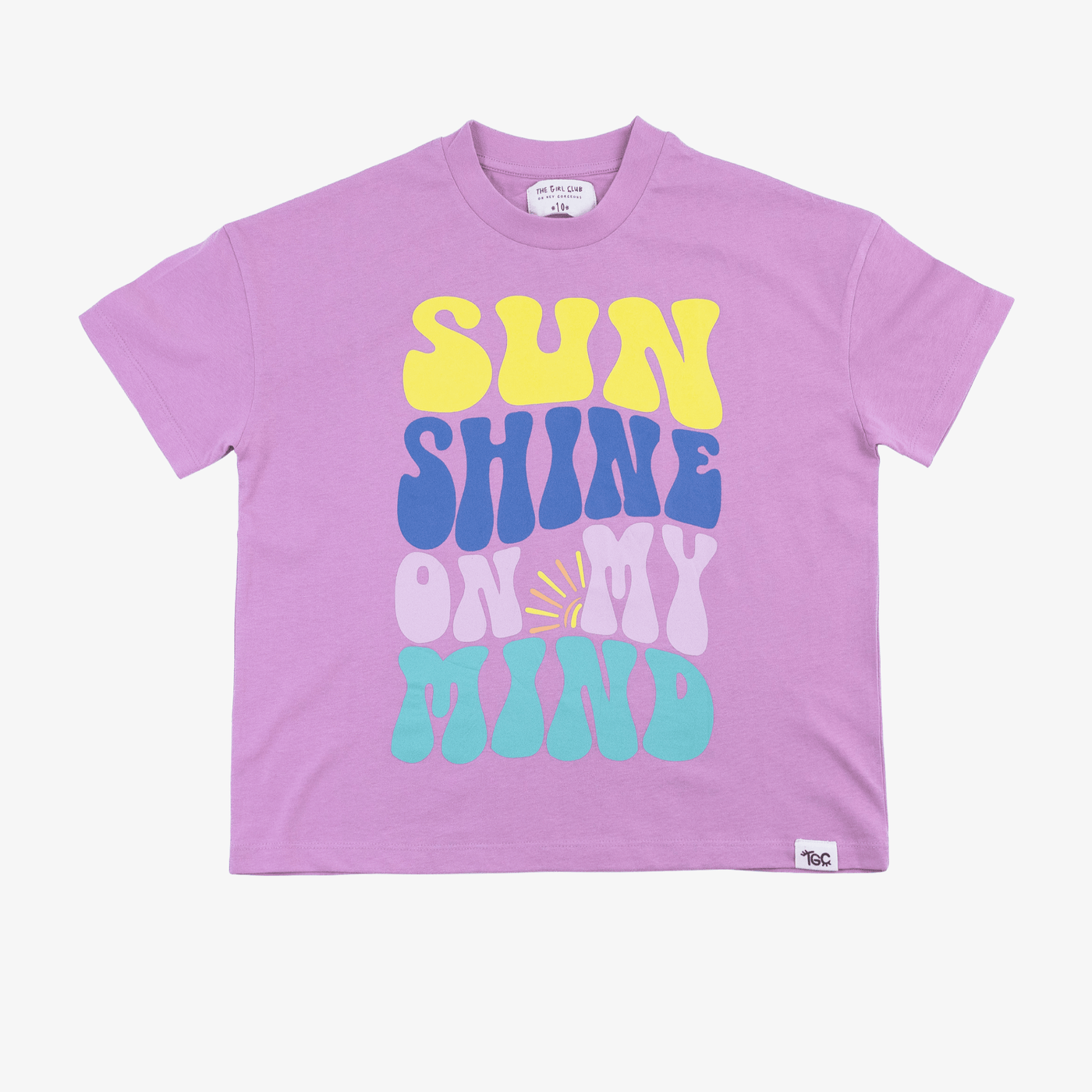 The Girl Club Lilac Sunshine Relaxed Tee