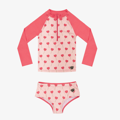 The Girl Club Lollipop Long Sleeve Rash Shirt Set