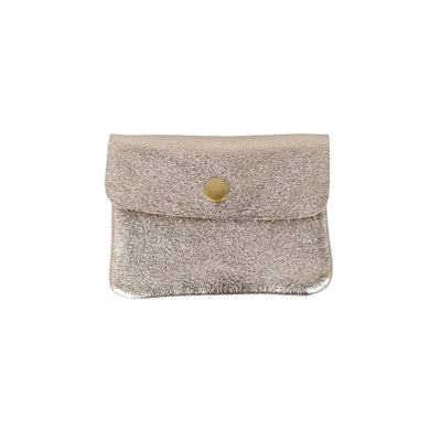 Maison Fanli Coin Purse Metallic Champagne