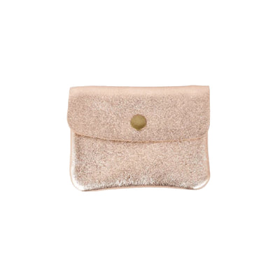 Maison Fanli Coin Purse Metallic Rose