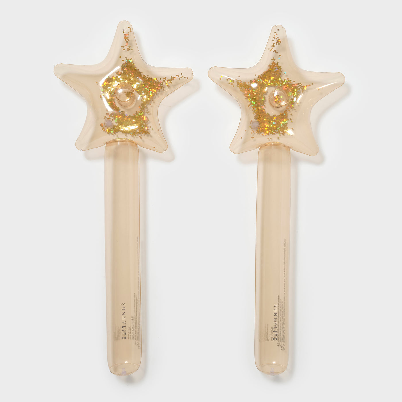 Sunnylife Kids Inflatable Star Wand Princess Swan Gold Set of 2