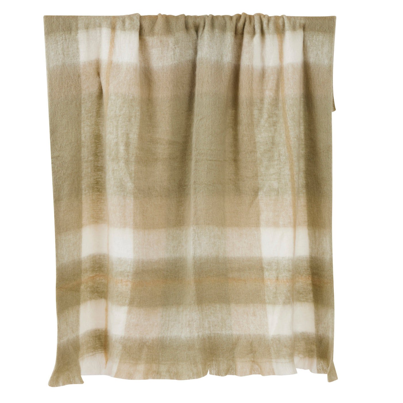 Gertrude Wool Blend Throw Sage