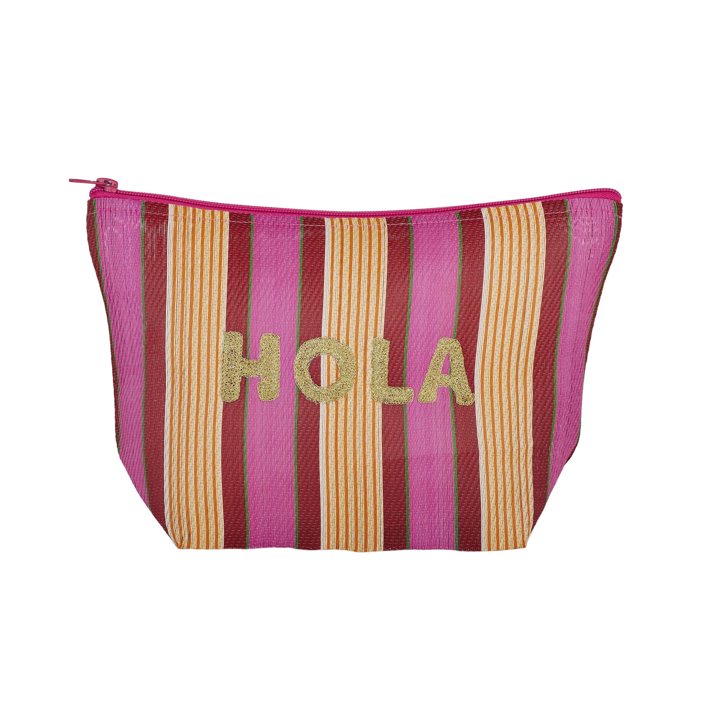 Hola Recycled Pouch Pink/Red