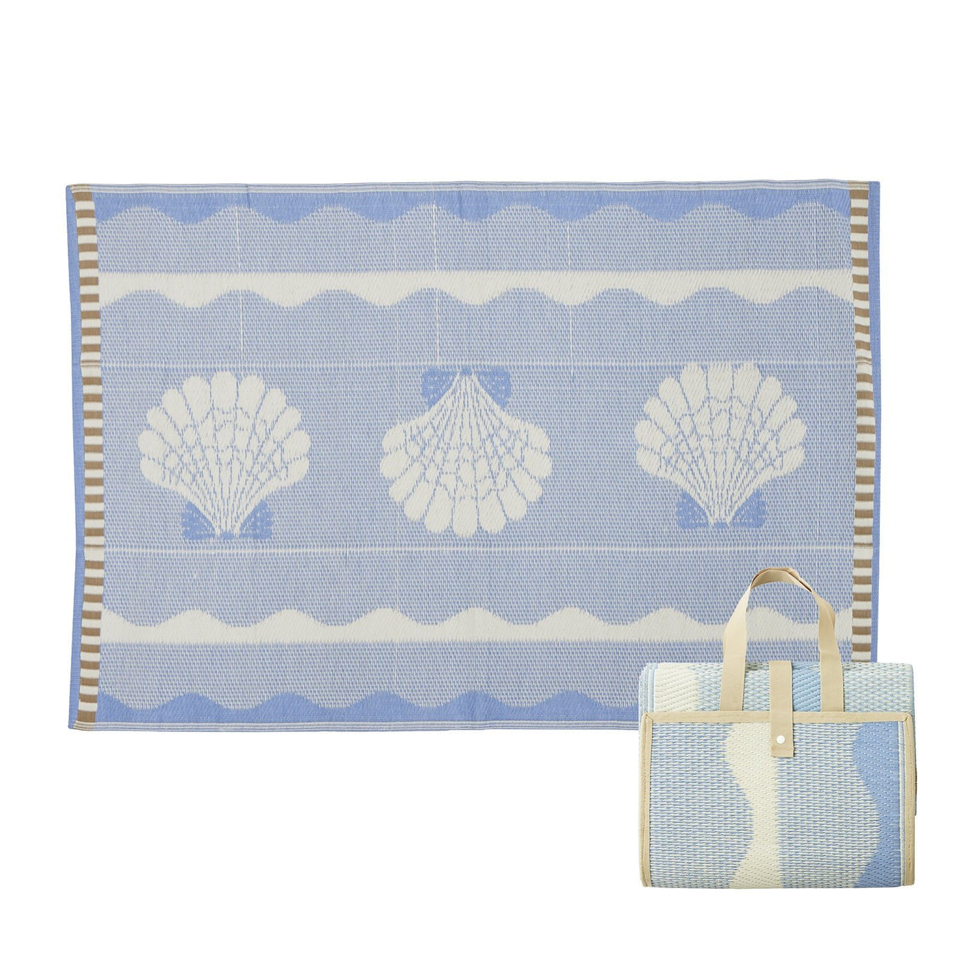 La Mer Picnic/Beach Mat Blue