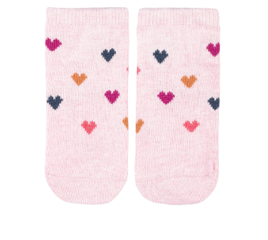 Toshi Organic Baby Socks Jacquard/Hearts