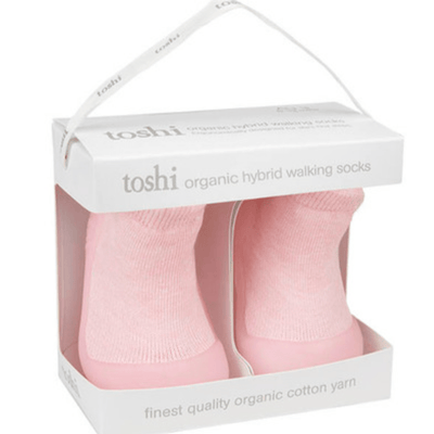 Toshi Organic Hybrid Rubber Sole Socks Dreamtime Pearl