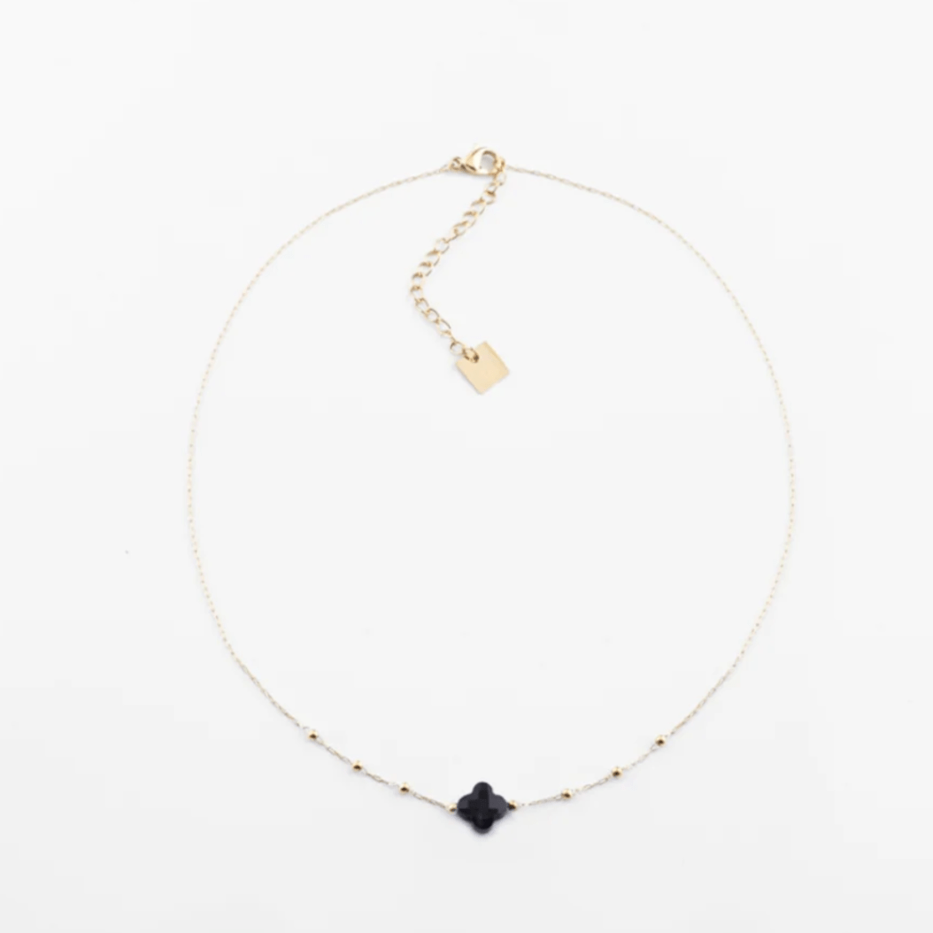 Zag Bijoux Velasquez Black Onyx Necklace