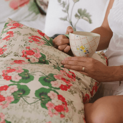 Lazybones Pelargonium Pillowcase Set