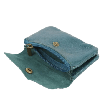 Maison Fanli Coin Purse Metallic Emerald