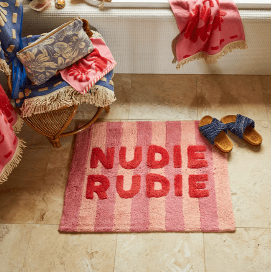 Sage and Clare Ira Nudie Rudie Bath Mat Posy