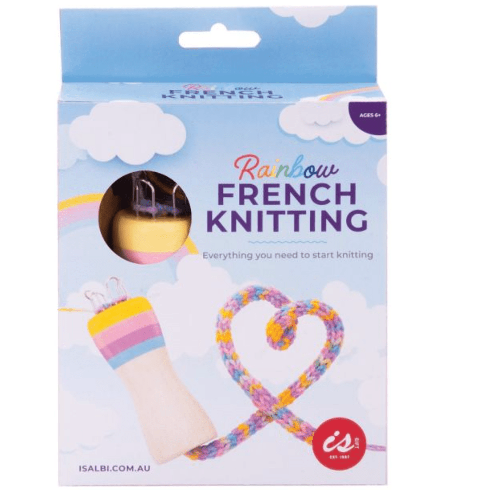 Rainbow French Knitting