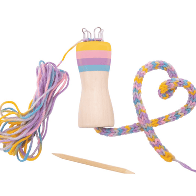 Rainbow French Knitting