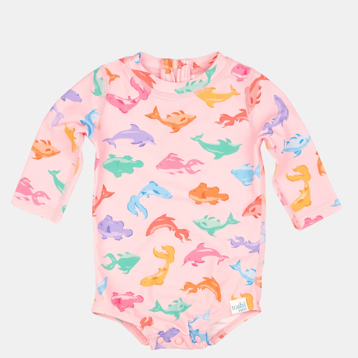 Toshi Swim Baby Onesie/Dishy Fishy