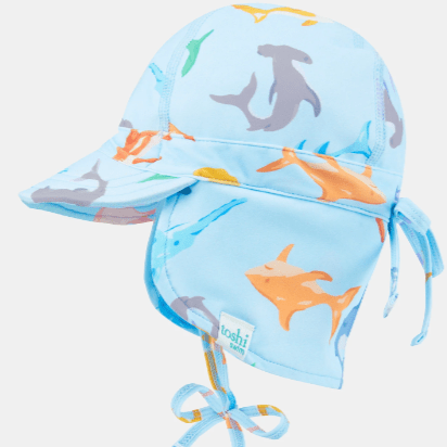 Toshi Swim Baby Flap Cap / Sharky