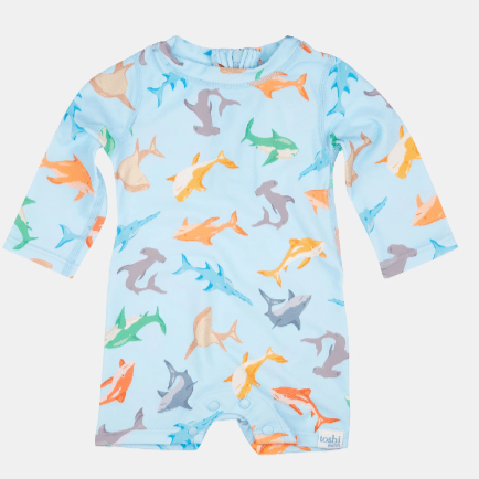 Toshi Swim Baby Onesie/Sharky