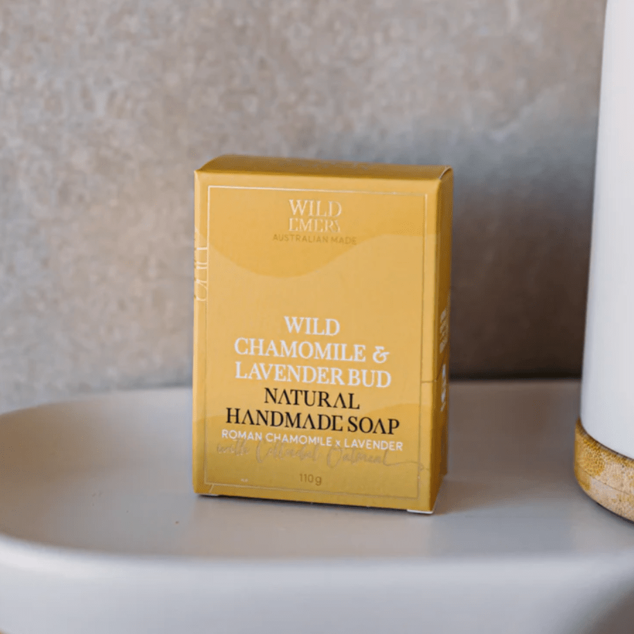 Wild Emery Natural Handmade Soap Wild Chamomile & Lavender Bud