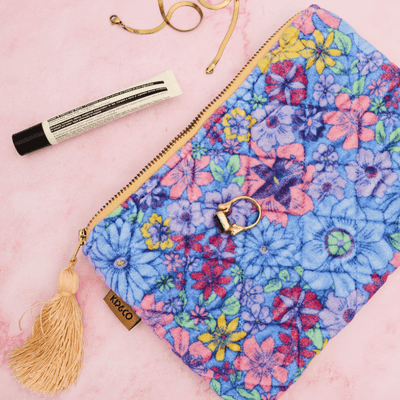 Kip and Co Bunch of Fun Velvet Cosmetics Purse