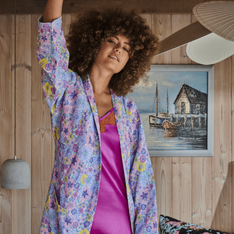 Kip and Co Bunch of Fun Linen Robe