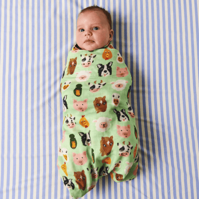 Kip and Co Farm Friends Bamboo Swaddle