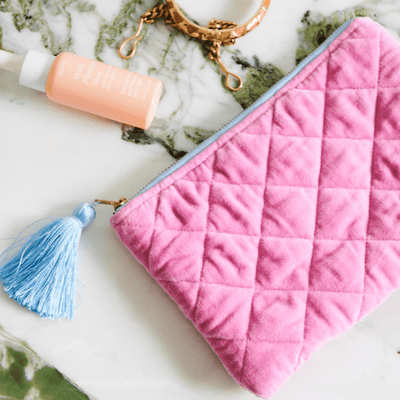 Kip and Co Candy Crush Velvet Cosmetics Purse