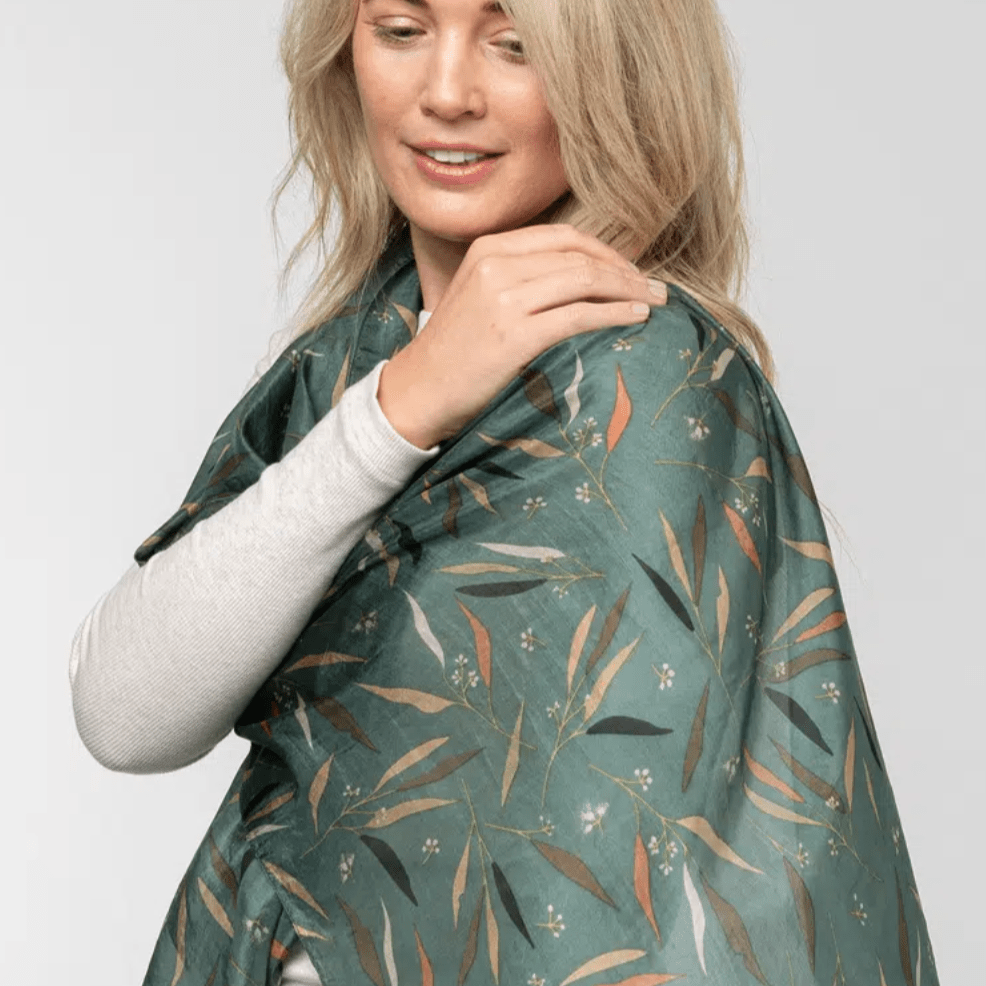 Indus Design Gumleaf Silk Scarf