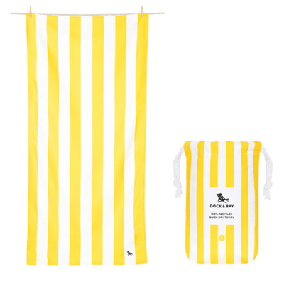 Dock & Bay Beach Towel Cabana Boracay Yellow