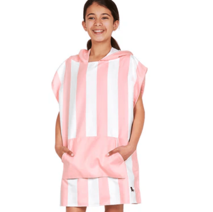 Dock & Bay Poncho Kids Cabana Malibu Pink