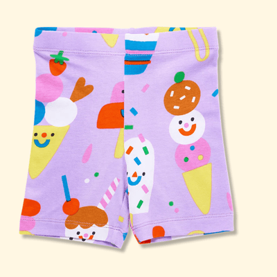 Halcyon Nights Sundae Funday Kids Bike Shorts