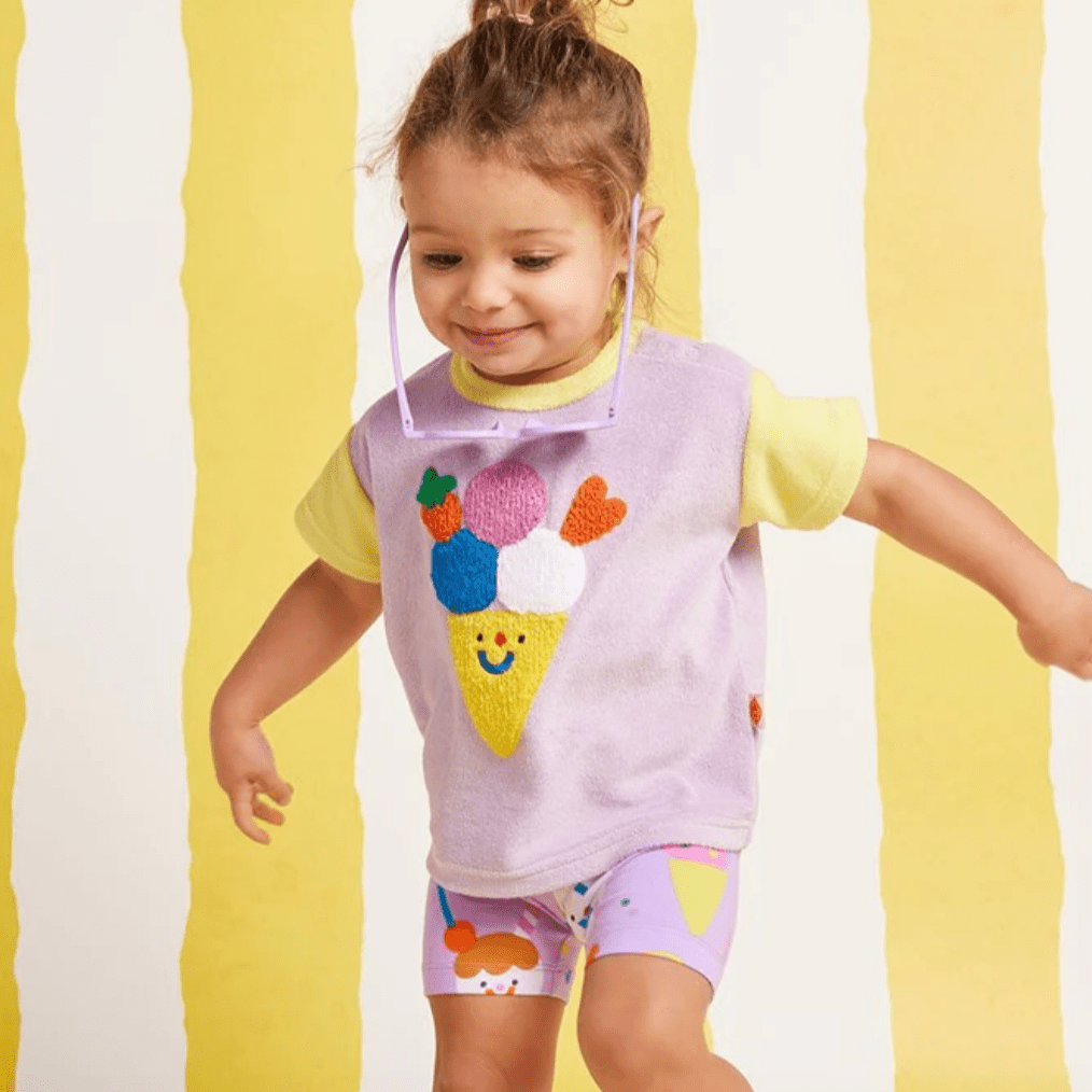 Halcyon Nights Sundae Funday Kids Bike Shorts