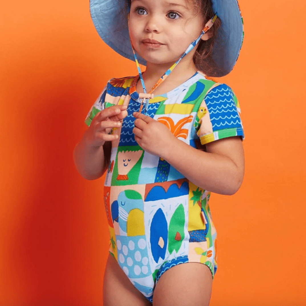 Halcyon Nights Hello Sunshine Short Sleeve Bodysuit